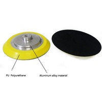 Pad Pengamplas dan Pemoles Listrik 180mm M14 Berbahan Aluminium Alloy dengan Perekat Hook and Loop dan Material PU, Tahan Lama untuk Bodi Mobil OEM