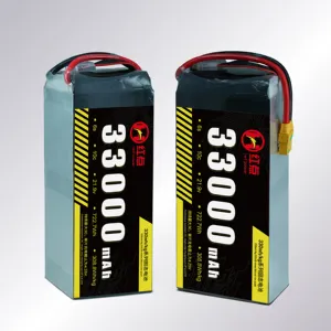 21.9V 33000mAh 330wh/kg 33ah6s trạng thái rắn pin Lithium ion nhà sản xuất HD UAV điện bay không người lái UAV cố định-gió vtol multirotor