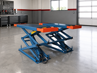BAOHUA Auto Repair – Pont élévateur hydraulique à ciseaux de type au sol 3,5T de qualité supérieure, hauteur de levage 1800 mm, alimentation 220V/380V, 36