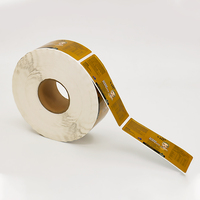 Autocollants adhésifs personnalisés en feuille d'or rose, impression à chaud, imperméables, brillants, avec finition UV, taille personnalisée, 500 pièces, étiquettes en papier pour flacons de parfum