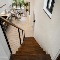Escalier mono-à-capillaire haut de gamme pour intérieur, au design minimaliste, pour projets et achats en gros