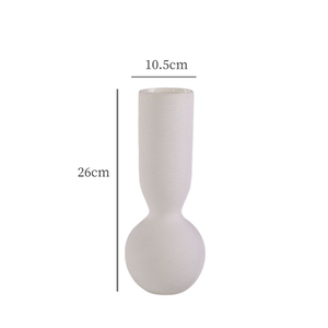 Vasi in Ceramica Bianca Non Smaltata, Decorazioni Moderne <span class=keywords><strong>e</strong></span> Semplici per Casa, Soggiorno, Ufficio, Ornamenti da Tavolo - Product Image 6