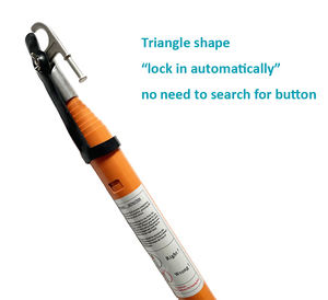 Propriedades dielétricas altas Live Line Working <span class=keywords><strong>Tools</strong></span> Triangle Hot Sticks - Product Image 2