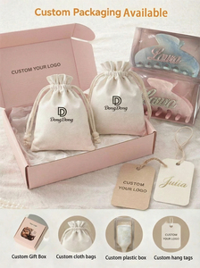 Barrettes à <span class=keywords><strong>cheveux</strong></span> françaises en acétate, clips de <span class=keywords><strong>maquillage</strong></span> sans pli, barrettes personnalisées avec logo, pinces à franges, barrettes à <span class=keywords><strong>cheveux</strong></span> sur mesure - Product Image 6
