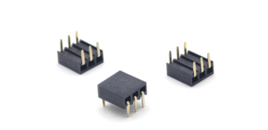 ขั้วต่อแบบหัวเสียบตัวเมีย ระยะพิทช์ 2.54 มม. แถวเดียว แบบเสียบสองด้าน สำหรับ PCB ความสูง 8.1 มม./ความกว้าง 3.4 มม. ความกว้างของขา 7.87 มม. วัสดุ PA6T 1*3P - Product Image 2