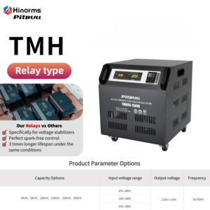 TMH-5KVA אוטומטי ממסר מתח מווסת מייצב איכות גבוהה במשרד כוח בבול הוביל תצוגה מגן - Product Image 2
