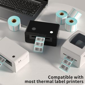 Factory Wholesale Blank 3*2&quot; Direct Thermal Label <strong>Roll</strong> 100*75 50*30 80*60 58*40 Self Adhesive Printer Paper Label For Shipping - Product Image 6