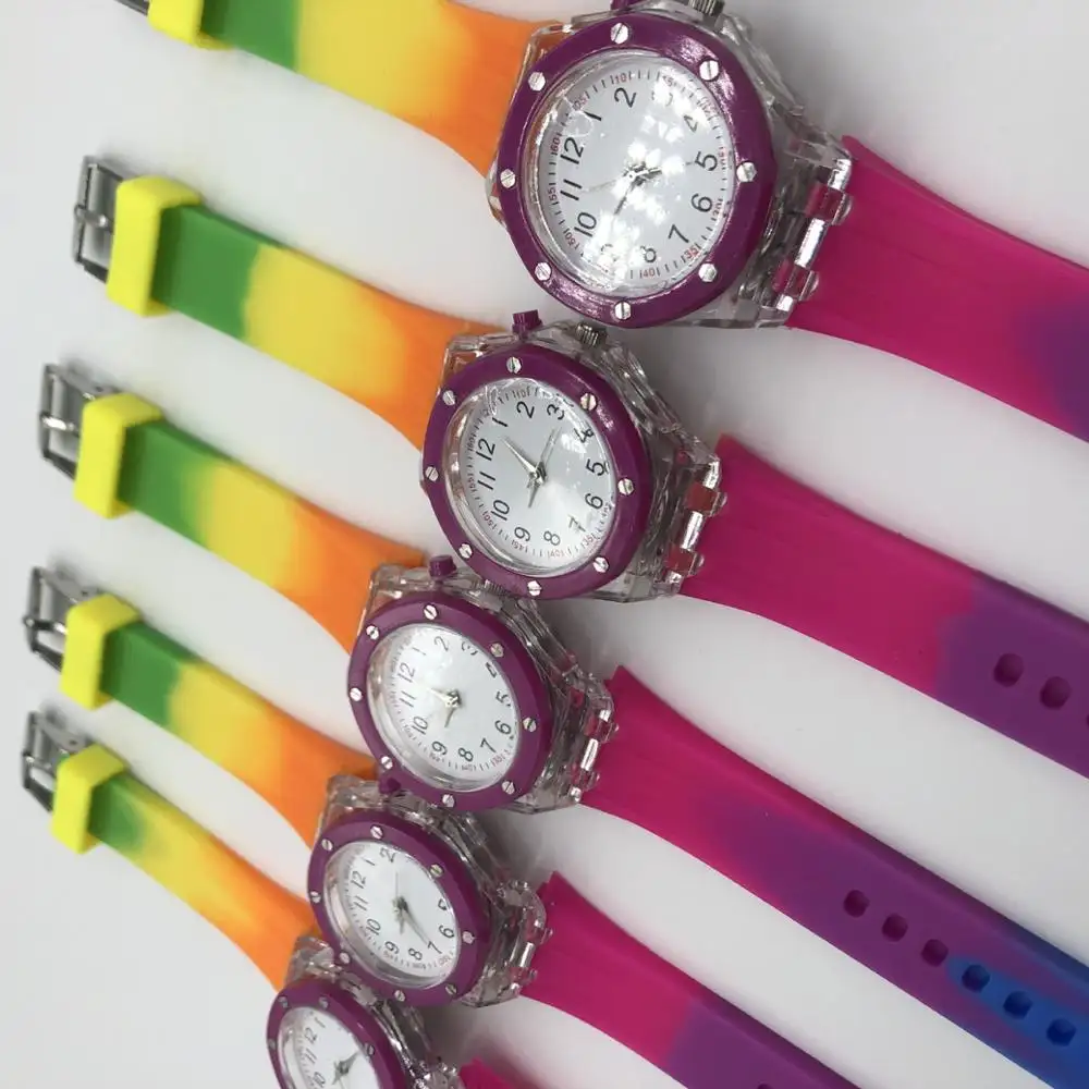 Светящиеся часы с завода много способов 2019 новые светящиеся силиконовые часы