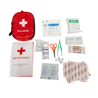 Mini Bolsa de Viaje, Botiquín de Primeros Auxilios para el Hogar, Kit de Emergencia para Supervivencia al Aire Libre, para Deportes, Oficina, Senderismo, Escalada, Camping