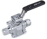 3000psig Stainless Steel 316 B5 Series Manual Instrument Ball Valve FD-LOK Type Factory OEM Fire Safe Water/Oil/Gas PTFE Sealing