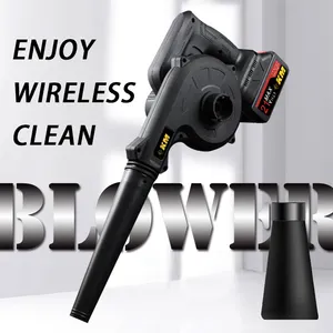 KM Professional Custom Portable Mini 220W Black Blower Air Vacuum Handheld Electric Leaf Blower