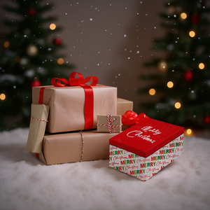 Deluxe 10 Piece <b>Mixed</b> Colors Christmas Gift <b>Box</b> Set Premium Holiday Supplies - Product Image 2