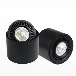 Plafonnier LED COB 5W 7W 12W 15W, orientable à 360 <span class=keywords><strong>degrés</strong></span>, AC85-265V, montage en surface, éclairage intérieur - Product Image 2