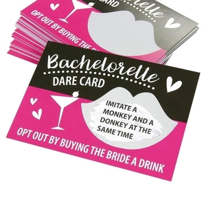 Il biglietto delle raffiche di nozze del disegno del premio rivela per vincere i favori di evento graffia per rivelare la carta - Product Image 4