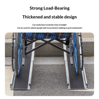 Rampe d'accès télescopique portable en alliage d'aluminium antidérapante pour fauteuils roulants Hanak – Vente en gros