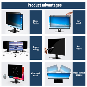 2025 Promotion prix moniteur 27 pouces filtres de confidentialité avec ordinateur d'aspiration Anti espion protecteur d'écran pour écran courbe - Product Image 6