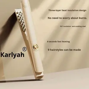 Tragbares Mini-Keramik-Elektro-Haar-Volumen werkzeug Oberer Kopf LED-Anzeige Mais-Lockens tab Wurzel-Lockens tab 1-jähriger Haushalt - Product Image 3