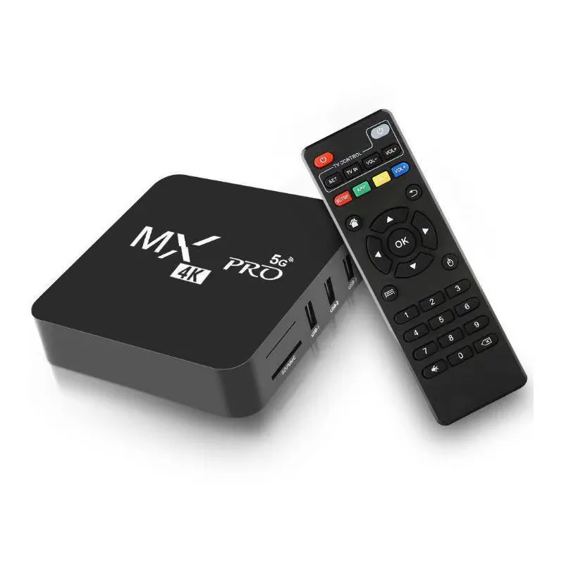 2022 Fabrik preis MXG Pro 4K * 2K Quad Core Android TV-Box All winner H3 ik316 RK3328A android7.1 WiFi IP TV Smart TV Box