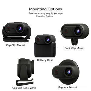 웨어러블 마그네틱 4K 광각 POV 액션 카메라 20MP 센서 EIS IPX8 저조도 EMMC 옵션 - Product Image 6