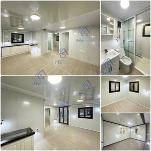บ้านสำนักงานสำเร็จรูปแบบพ็อด โครงเหล็ก 5 มม. ขนาด 20 ฟุต 30 ฟุต 40 ฟุต บ้านคอนเทนเนอร์แบบขยายได้ บ้านขนาดเล็กเคลื่อนย้ายได้ บ้านแบบซ้อนได้ - Product Image 3