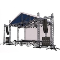 Servicios de Diseño Gratuitos, Estructura de Torre Modular Plegable y Portátil de Aleación de Aluminio, Triangular y Cuadrada, para Altavoces, con Capacidad de Carga de 1000 kg