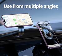 Support de téléphone magnétique pliable en alliage, rotation à 360 degrés, support rétractable et pliable pour téléphone, accessoire de bureau