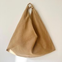 Sacs en lin origami japonais personnalisés, sacs fourre-tout en textile écologique, sacs à bandoulière durables