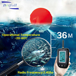 Di động Sonar FISH FINDER không dây 200M Khoảng cách báo động câu cá <span class=keywords><strong>Echo</strong></span> sounder hồ biển câu cá - Product Image 3