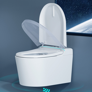 Inodoro Inteligente de Pared con Certificación CE, Sifón en P, Doble Descarga, Tamaño Pequeño, Tanque de Agua Integrado, Asiento con Calefacción, Taza Alargada - Product Image 4