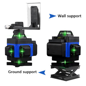Misuratore laser OEM ad alta precisione a 16 linee, si attacca a parete e a terra, forte luminosità, livella laser a 16 linee, luce verde. - Product Image 2