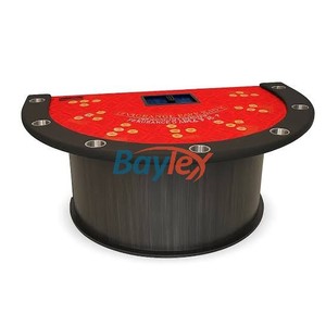Table <span class=keywords><strong>de</strong></span> <span class=keywords><strong>Blackjack</strong></span> demi-lune avec pieds en bois massif, table <span class=keywords><strong>de</strong></span> poker personnalisée, accoudoir en cuir, Mesa <span class=keywords><strong>De</strong></span> <span class=keywords><strong>Blackjack</strong></span> pour jeu en intérieur - Product Image 3