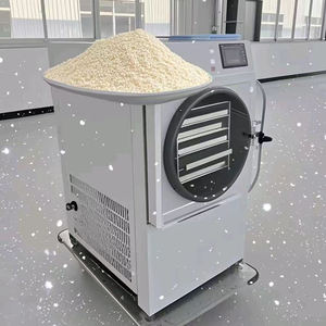 Équipement de lyophilisation électrique compact 220V/380V pour la transformation alimentaire, capacité 20kg/h, garantie 1 an, usage domestique, pour la préparation d'aliments pour animaux de compagnie - Product Image 3