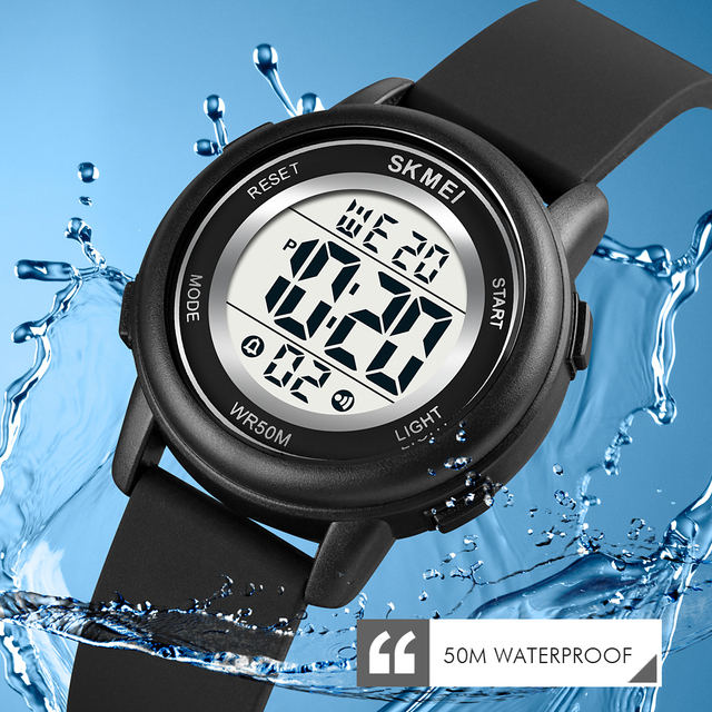 Good Quality Multi-function LED Double Display Kids Electronic Movement Digital Watches Waterproof Sport Watch for Men SKMEI1721