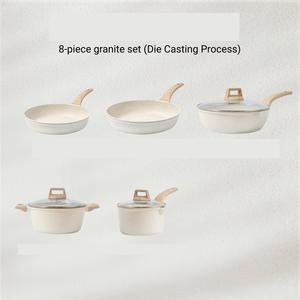 Vente en gros d'ustensiles de cuisine en aluminium, ensembles de cuisson, fond inductif, marmite à lait et à soupe, poêles à frire, casserole en granit, batterie de cuisine antiadhésive - Product Image 6