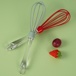 Batidor de Huevos Manual de Silicona con Mango de PP, Utensilios de Cocina Ecológicos para Repostería Casera - Product Image 5