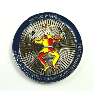 Оптовая продажа, европейская оригинальная Большая мягкая эмалированная 3d Коллекционная сувенирная Праздничная Карнавальная монета