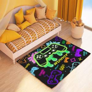 <span class=keywords><strong>Tapis</strong></span> de jeu pour manette de jeu pour Gamer Boy & Teen Cool Carpet for Bedroom Soft & Non Slip Printed Large Floor Mat - Product Image 5