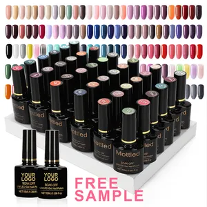 QS-Conjunto de esmalte de gel de marca privada, 150 colores/150 botellas, productos para salón de manicura, cosméticos, esmalte de uñas con logotipo personalizado