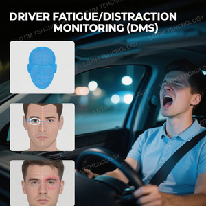 Lotim của nhà sản xuất Wifi 4G Ai ống kính kép 1080P ADAS Dashcam với theo dõi GPS và hỗ trợ thẻ TF Tiếng Anh - Product Image 5