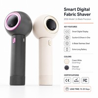 Quitapelusas Eléctrico Portátil con 6 Cuchillas de Acero, Pantalla LCD, Succión, Recargable por USB-C, Venta al por Mayor de Fábrica