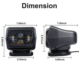 Projecteur LED marin à télécommande sans fil OVOVS 360° avec aimant pour camion, voiture, bateau et autres véhicules - Product Image 5