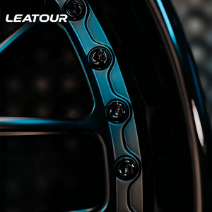 LEATOUR 2 pièces 19 20 21 22 24 26 pouces 5*114.3 5*120 Jantes forgées noires brillantes de luxe 458 990 pour RS3 RS4 Classe G <span class=keywords><strong>Maclaren</strong></span> 570 - Product Image 3
