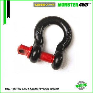 อุปกรณ์กู้ภัยอลูมิเนียม Monster4WD รับน้ำหนักได้ 5000 กก. พร้อมตะขอเกี่ยวแบบ Bow Shackle - Product Image 3