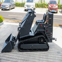 Mini-chargeuse sur chenilles certifiée CE, moteur diesel puissant, système hydraulique avancé, pour travaux agricoles, de construction et routiers