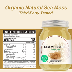 OEM & ODM Private Label campione gratuito di Gel aromatizzato Seamoss integratori a base di erbe biologico naturale Gel di muschio marino - Product Image 2