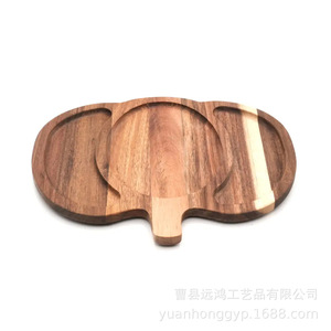 ถาดเสิร์ฟไม้ ขนาด 10x7.9 นิ้ว สำหรับกาแฟ ชา ผลไม้ ใช้ในงานปาร์ตี้ - Product Image 2