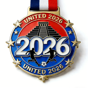 Médailles personnalisées en laiton sur le thème <span class=keywords><strong>du</strong></span> sport, décorations artisanales pour la maison, cadeaux et souvenirs pour les fans de football et les champions de ligue - Product Image 1