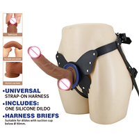 Harnais de godemiché portable Prettylove pour couples lesbiens, avec ventouse puissante, grand modèle de 6,3 pouces
