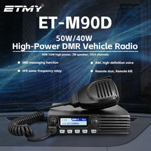 Radio mobile numérique DMR GPS pour véhicule Etmy ET-M90D, petit transmetteur-récepteur numérique <span class=keywords><strong>SFR</strong></span> pour la logistique des transports - Product Image 4