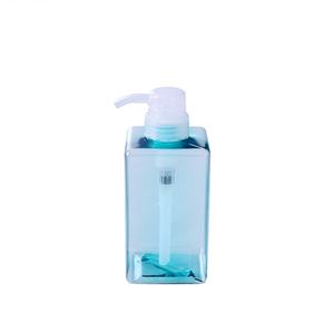 Botella Dispensadora de Jabón de Espuma Personalizada Cuadrada de 250 ml y 650 ml, Botellas con Degradado Rosa y Azul para Champú con Bomba - Product Image 2